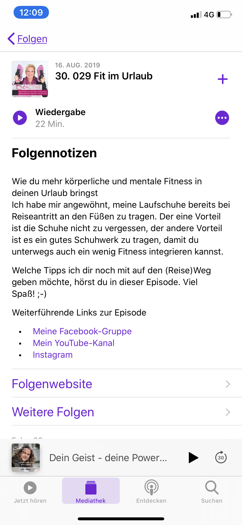 Shownotes bei Apple Podcasts